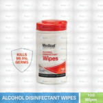 Medipal Alcohol 100 Wipes Jar