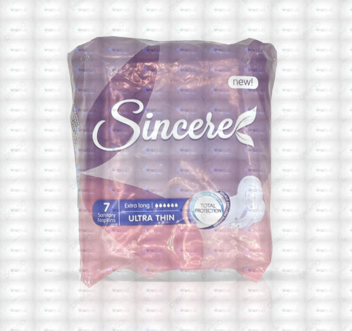 Sincere Ultra Thin Extra Long Sanitary Napkins 7Pcs