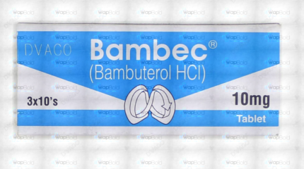 Bambec Tablets 10Mg (1 Strip = 10 Tablets)