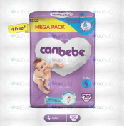 Canbebe Comfort Dry Diapers Mega Pack Maxi Size 4 70Pcs