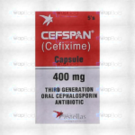 Cefspan Capsules 400Mg (1 Bottle = 5 Capsules)