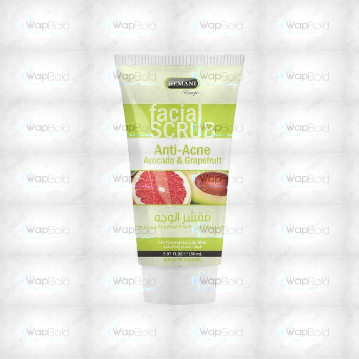 Hemani Herbal Anti Acne Avocado & Grapefruit Scrub 150Ml