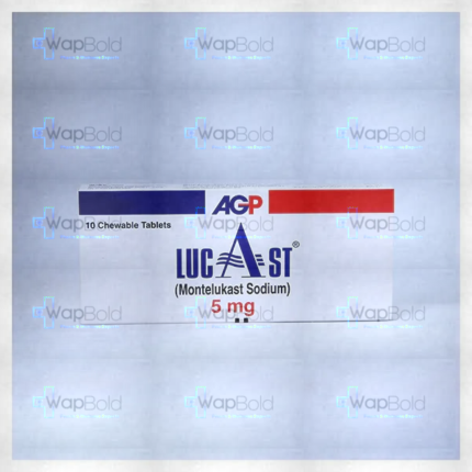 Lucast Tablets 5Mg (1 Box = 1 Strip)(1 Strip = 10 Tablets)