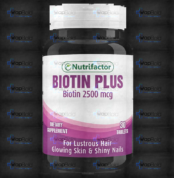 Nutrifactor Biotin Plus Tablets 2500Mcg (1 Bottle = 30 Tablets)