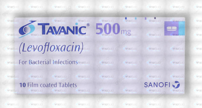 Tavanic Tablets 500Mg (1 Box = 1 Strip)(1 Strip = 10 Tablets)