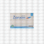 Zanxim Capsules 400Mg (1 Box = 1 Strip)(1 Strip = 5 Capsules)