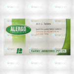 Alergo Tablets 10Mg (1 Box = 3 Strips) (1 Strip = 10 Tablets)