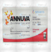 Annuva Tablets 50Mg (1 Box = 2 Strips) (1 Strip = 10 Tablets)