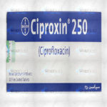 Ciproxin Tablets 250Mg (1 Box = 1 Strip) (1 Strip = 10 Tablets)