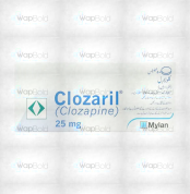 Clozaril Tablets 25Mg 50S