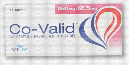 Co-Valid Tablets 160/12.5Mg (1 Box = 1 Strip)(1 Strip = 14 Tablets)
