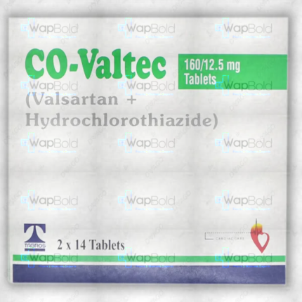 Co-Valtec Tablets 160/12.5Mg (1 Strip = 14 Tablets)