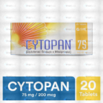 Cytopan Tablets 75Mg+200Mcg (1 Strip = 10 Tablets)