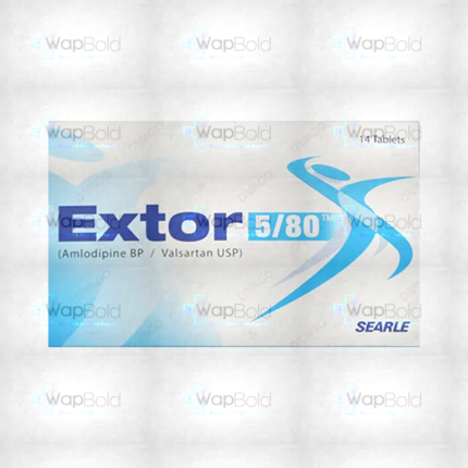 Extor Tablets 5/80Mg (1 Box = 1 Strip)(1 Strip = 14 Tablets)
