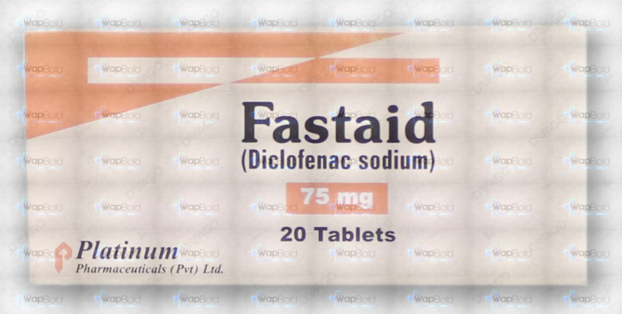 Fastaid Tablets 75Mg (1 Strip = 10 Tablets)