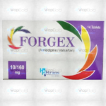Forgex Tablets 10Mg/160Mg (1 Box = 2 Strips) (1 Strip = 7 Tablets)