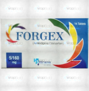 Forgex Tablets 5/160Mg (1 Box = 2 Strips) (1 Strip = 7 Tablets)