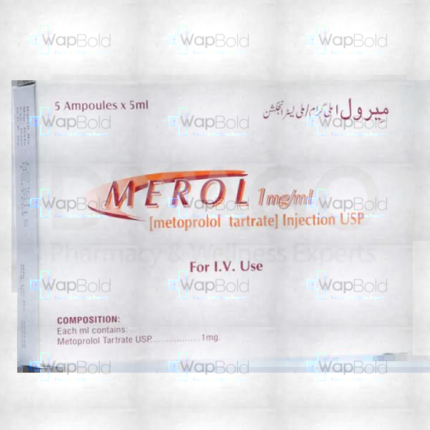 Merol Iv Injection 5 Ampx5 Ml