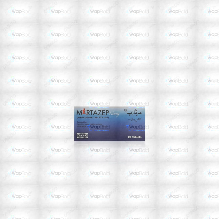 Mirtazep Tablets 15Mg (1 Box = 2 Strips) (1 Strip = 10 Tablets)