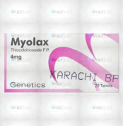 Myolax Tablets 4Mg (1 Strip = 10 Tablets)