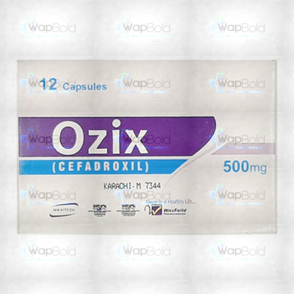 Ozix Capsules 500Mg (1 Box = 12 Capsules)