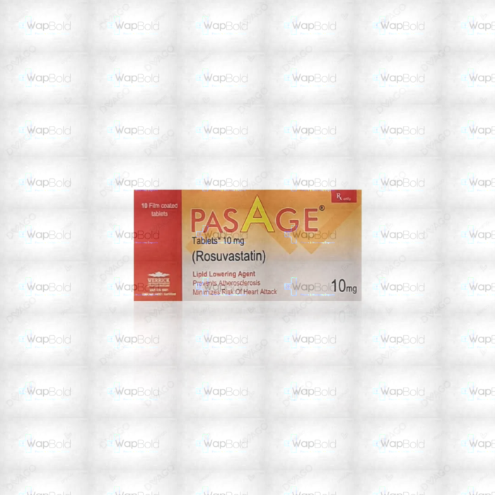 Pasage Tablets 10Mg (1 Box = 1 Strip)(1 Strip = 10 Tablets)
