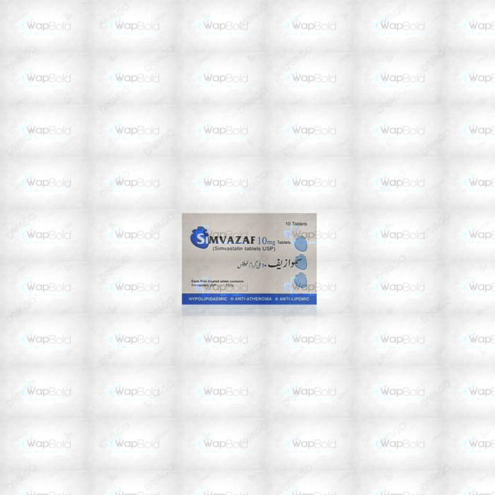 Simvazaf Tablets 10Mg (1 Box = 1 Strip)(1 Strip = 10 Tablets)
