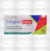 Sologesic Extra Tablets 325Mg/37.5Mg (1 Box = 10 Tablets)