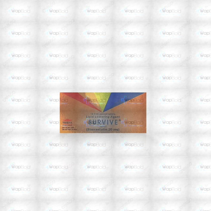 Survive Tablets 20Mg (1 Box = 1 Strip)(1 Strip = 10 Tablets)