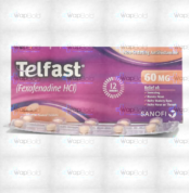 Telfast Tablets 60Mg (1 Box = 14 Tablets)