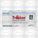 Treatan Tablets 8Mg (1 Box = 1 Strip)(1 Strip = 14 Tablets)