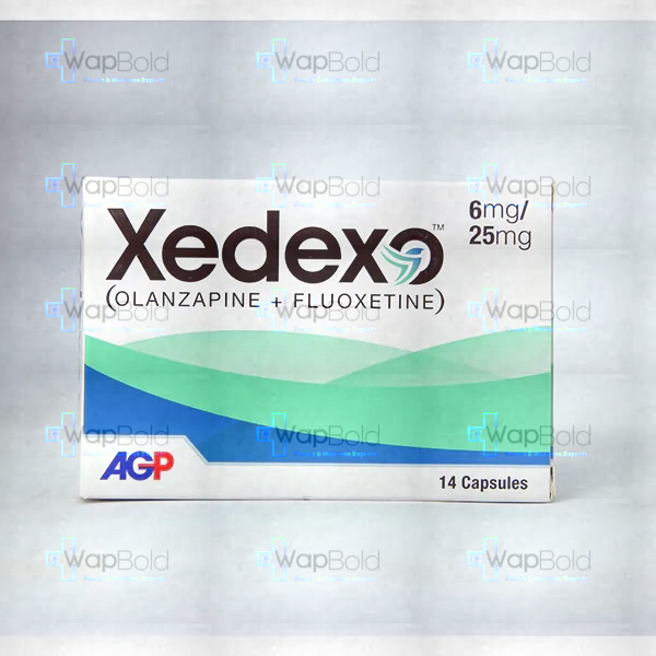 xedexo-6mg-25mg.webp Xedexo Capsules 6Mg/25Mg (1 Box = 2 Strips) (1 Strip = 7 Capsules)