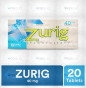 Zurig Tablets 40Mg (1 Strip = 10 Tablets)