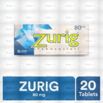Zurig Tablets 80Mg (1 Strip = 10 Tablets)